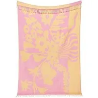 KLEKKS Wolldecke "KLEKKS" aus 100% Wolle (mulesingfrei), Klekks no. 10 (pink/gelb), – Produktbild 1 von 1