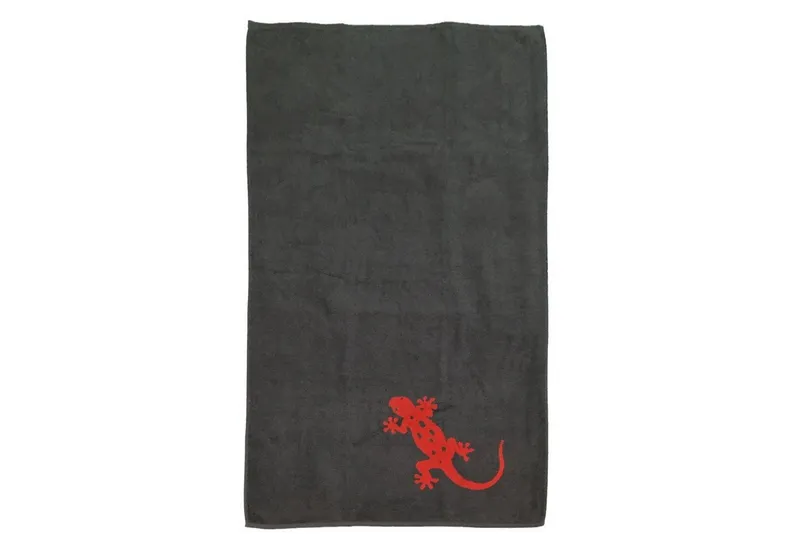 Trend Trend Badetuch Geco, Frottee (1-St), Duschtuch, Rot|schwarz, – Produktbild 1 von 5