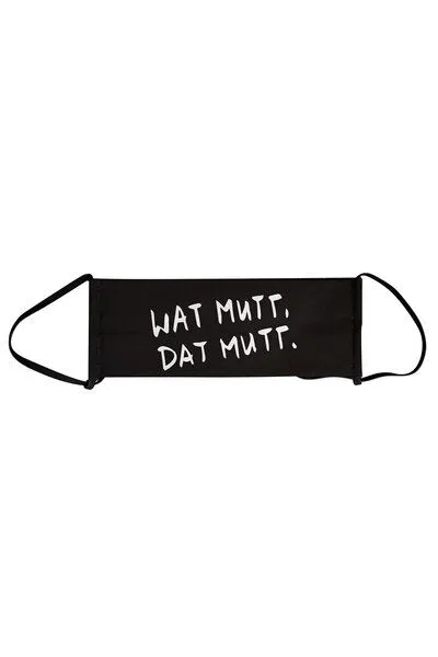 recolution recolution Mund- und Nasen-Maske aus Bio Baumwolle, Schwarz, – Produktbild 3 von 4
