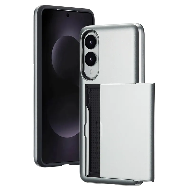 imoshion imoshion Backcover mit Kartenfach für das Samsung Galaxy S25 Edge, Grau, – Produktbild 1 von 1