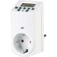 REV REV Zeitschaltuhr digital, Timer-Steckdose mit versch. Programmen, weiß – Produktbild 1 von 1