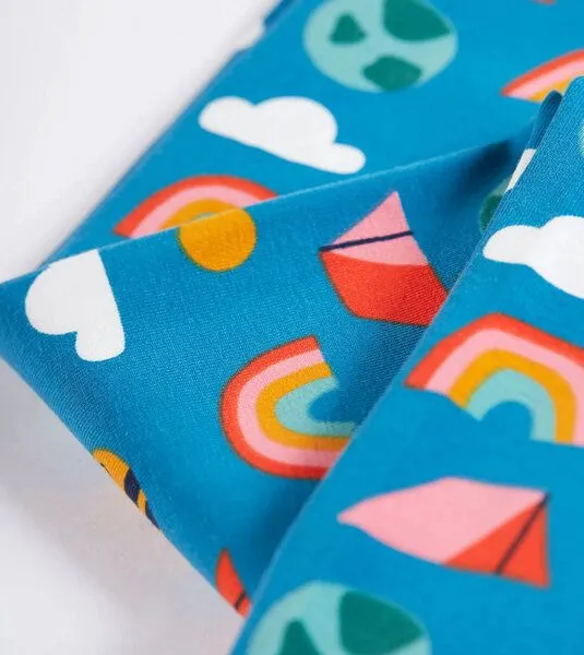 Frugi Frugi Bunte Mädchen Leggings aus Bio-Baumwolle – Produktbild 5 von 6