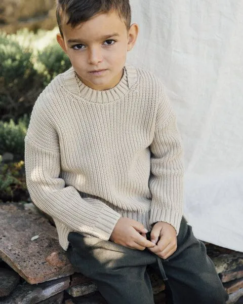 MATONA Matona Strickpullover für Kinder / Regular Cotton Sweater Kids, Weiß, – Produktbild 4 von 4
