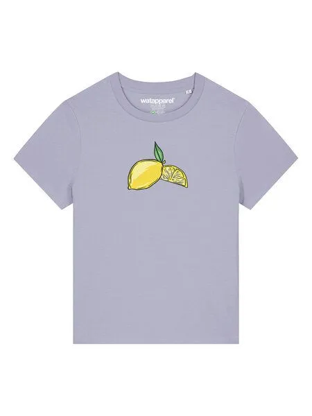 watapparel watapparel T-Shirt Frauen Lemon, Lavender, – Produktbild 2 von 3