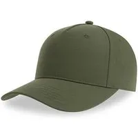 Atlantis Headwear Atlantis Headwear Fiji Cap Strukturierte Baseballkappe verstellbarer Klettverschluss, Olive (grün), – Produktbild 3 von 3