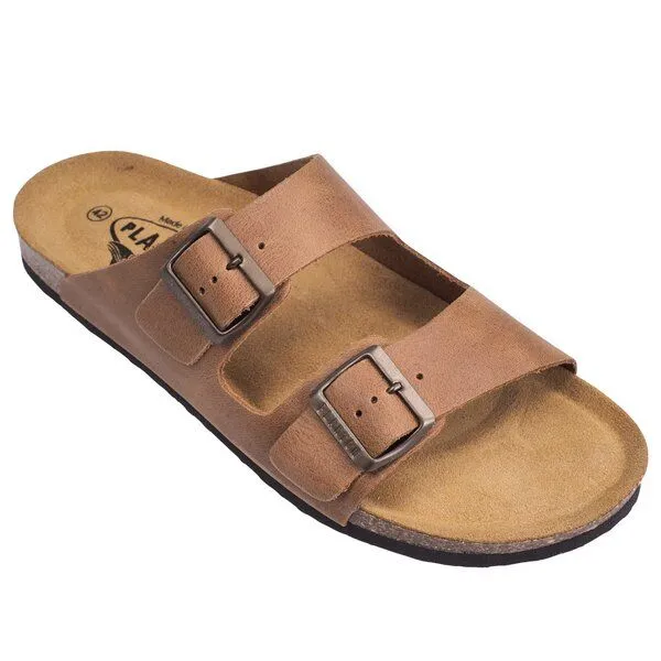 Plakton Plakton Herren Pantolette Barna, Cuero (hellbraun), – Produktbild 4 von 4