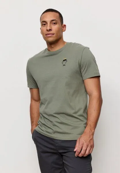 recolution Herren T-Shirt aus Bio-Baumwolle - AGAVE MOIN COFFEE - recolution, Pine green (grün), – Produktbild 2 von 4