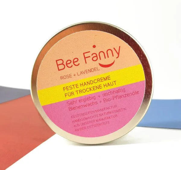 Küstenseifen Manufaktur Küstenseifen Manufaktur Feste Handcreme Wildrose & Lavendel / Bodybutter – Produktbild 2 von 4