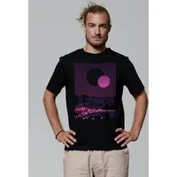 watapparel watapparel T-Shirt Unisex Sun and Moon Skyline – Produktbild 1 von 1