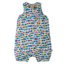 Frugi Frugi Latzhose "Bubble Fish" bunt Sommerhose – Produktbild 1 von 1