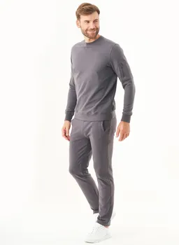 ORGANICATION ORGANICATION Herren vegan Sweatshirt Asphalt – Produktbild 1 von 1