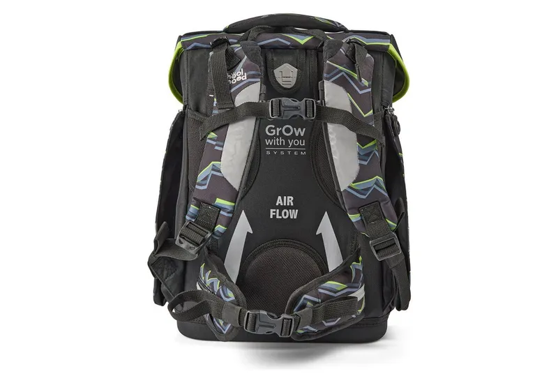 School-Mood School-Mood Schulranzen Champion Maxx (6-tlg), Polyester, Gelb, – Produktbild 3 von 4