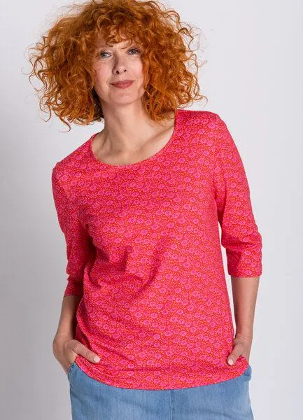 Heidekönigin Heidekönigin 3/4-Arm Shirt, Orange, – Produktbild 2 von 3