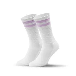 MR. SOCKS Mr. Socks Tennissocken, 32-36, White / Lilac Pantone 531 C – Produktbild 1 von 1