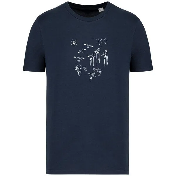 Greenspired Greenspired Basic Bio T-Shirt Nr.4 Coastal Life 155g/m² XXS - 4 XL, Navyblau, – Produktbild 1 von 1