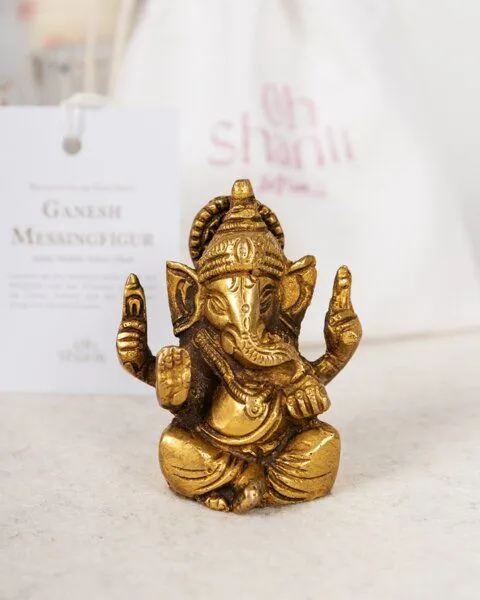 Oh Shanti Oh Shanti Ganesh Messingfigur – Produktbild 1 von 4