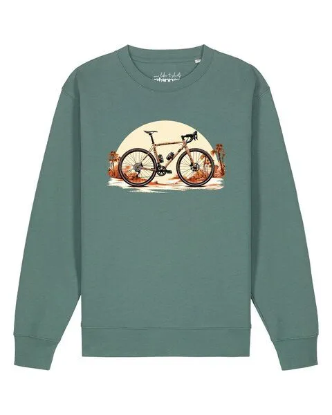 watapparel watapparel Sweatshirt Unisex Gravelbike, Green bay, – Produktbild 1 von 2