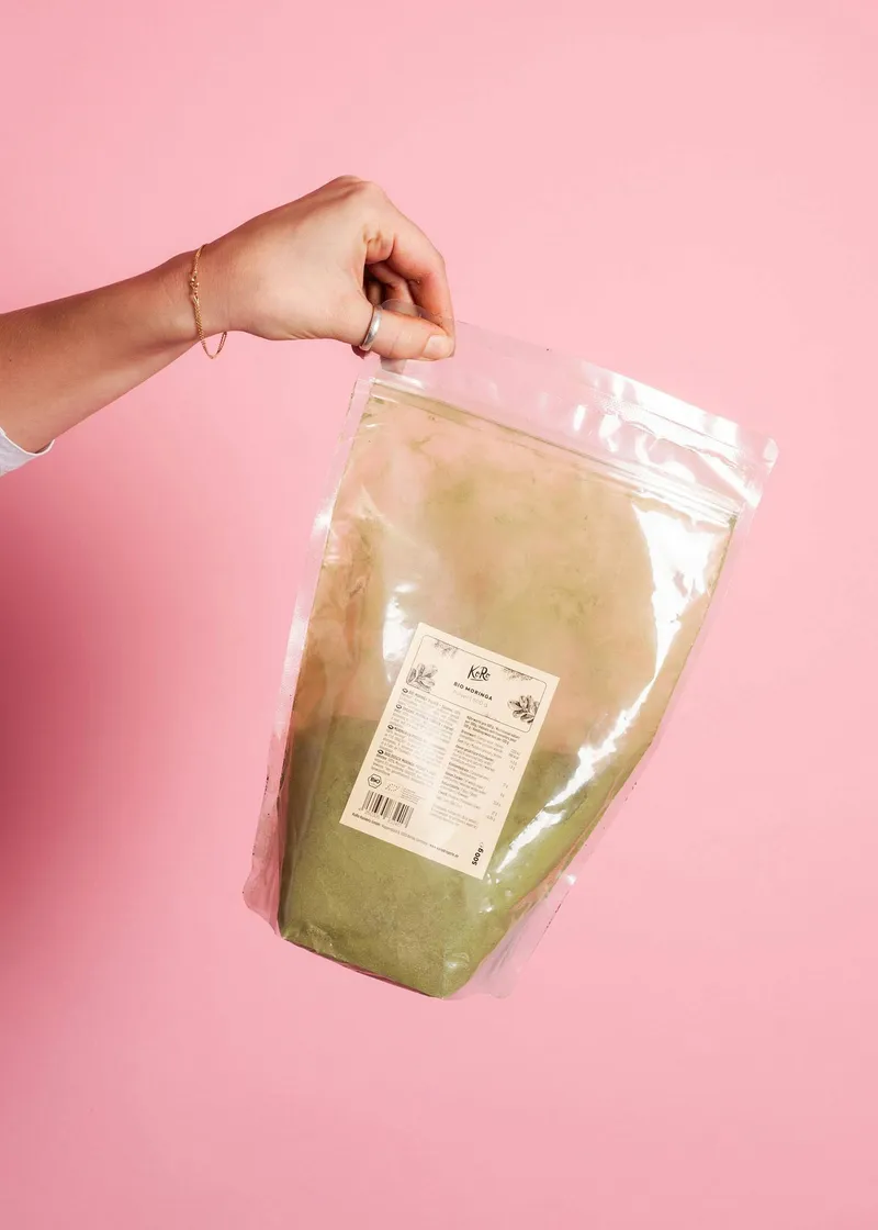 KoRo Bio Moringa Pulver 500 g – Produktbild 4 von 5
