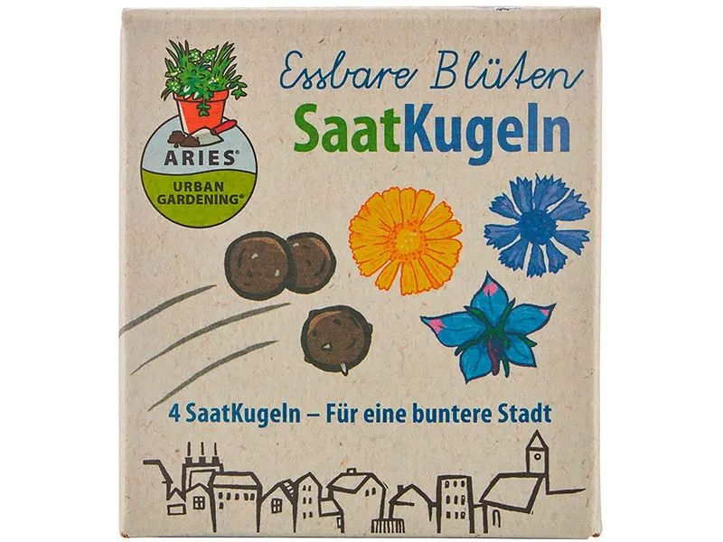 Aries Aries 4 Bio-Saatkugeln "Essbare Blüten" – Produktbild 1 von 1
