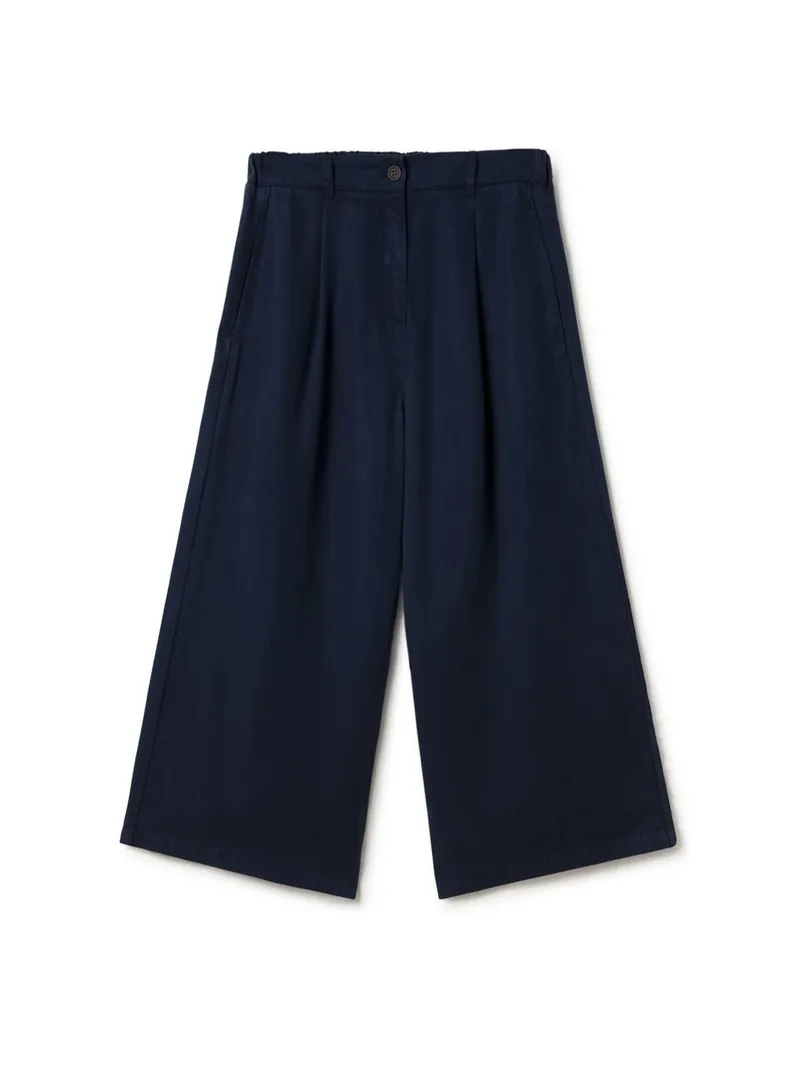 TWOTHIRDS TWOTHIRDS Damen vegan Hose Nanpu Blue Night, Extra dunkelblau, – Produktbild 2 von 2