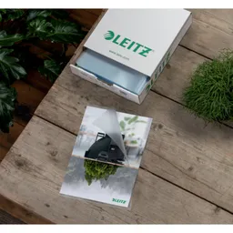 Leitz 25 Leitz Sichthüllen aus Recyclingkunststoff DIN A4, genarbt, farblos, 130 µ – Produktbild 1 von 1