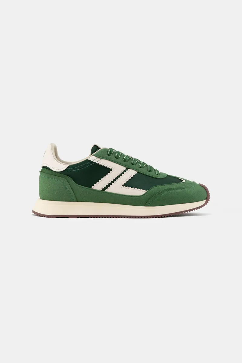 Zèta Zèta Herren vegan Sneaker Omega Grün, Grün, – Produktbild 1 von 2