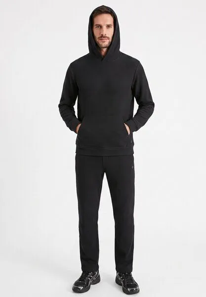 ORGANICATION ORGANICATION HECTORR | Waffel Hoodie aus Bio-Baumwolle & recyceltem Polyester, Black, – Produktbild 4 von 5