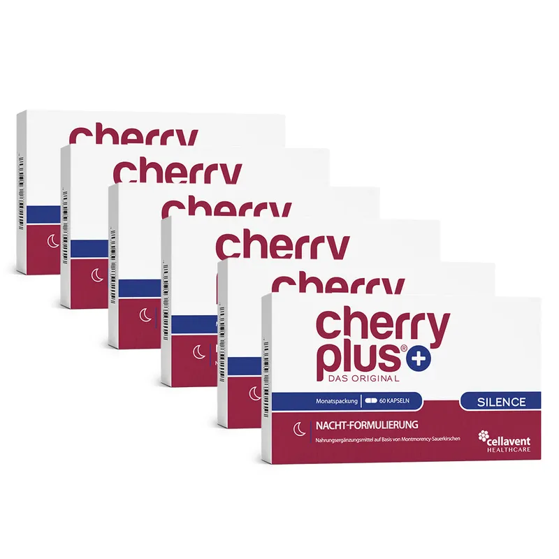 Cellavent Healthcare Montmorency Sauerkirsche Nachtformulierung - Cherry PLUS Silence 6 Monate – Produktbild 1 von 1