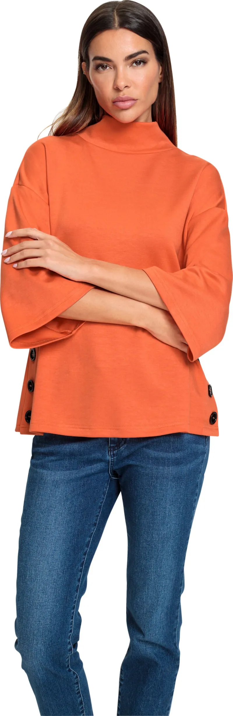 heine Sweatshirt orange, Orange, – Produktbild 2 von 2