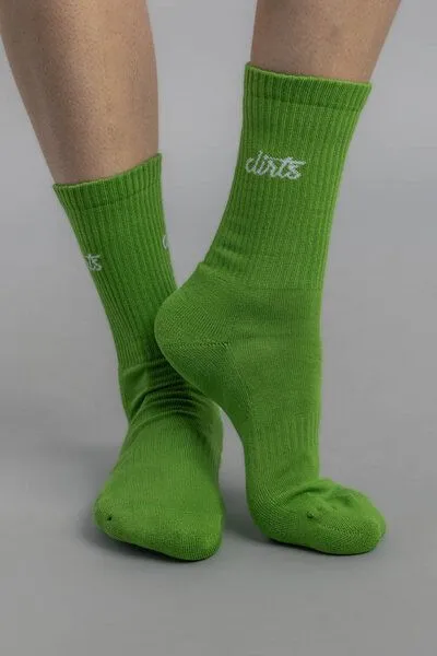DIRTS dirts Classic Logo Socks, Jungle green, – Produktbild 1 von 3
