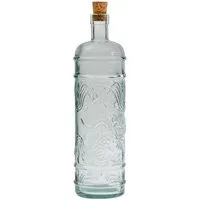 Glasflasche mit Korken 'Anis' 1 l aus Recyclingglas – Produktbild 1 von 1