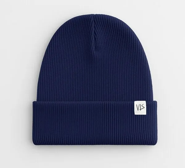 vis wear vis wear Premium Organic Mütze, Navy, – Produktbild 1 von 2