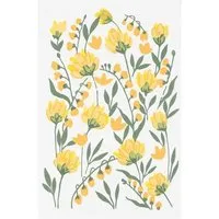 El Puente El Puente Grußkarte aus Papier in Weiß mit Blumen-Motiv | Fair Trade & Handmade aus Indien – Produktbild 1 von 1