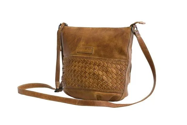 manbefair manbefair UMHÄNGETASCHE NICE leder, Cognac, – Produktbild 4 von 4