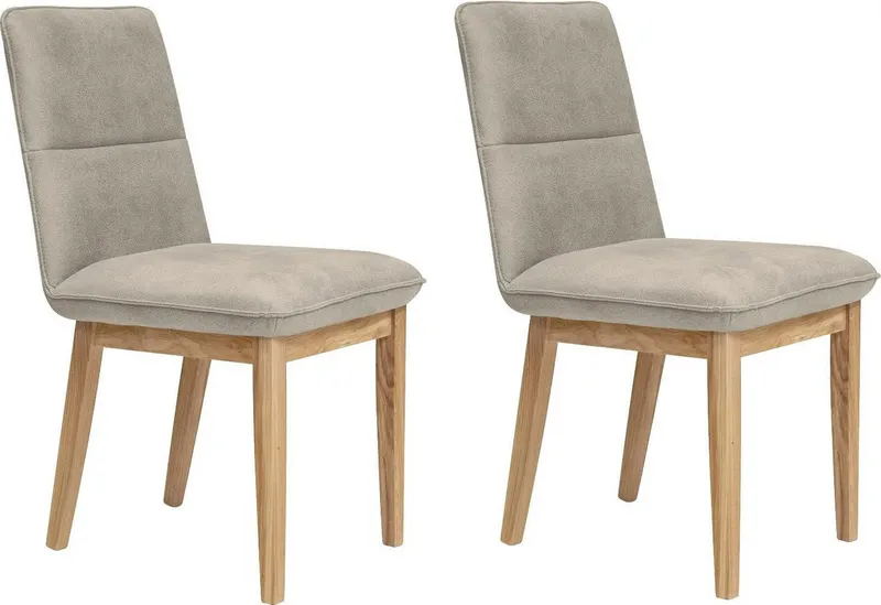 OTTO home Eckbankgruppe Beluna + Cross Essecke Sitzgruppe Eckbank Küchenbank, (Set, 4-tlg., Eckbank, 2 Stühle und Tisch), Sitzgruppe Esszimmer Stühle Tisch und Bank bequem gepolstert, Braun, – Produktbild 1 von 8