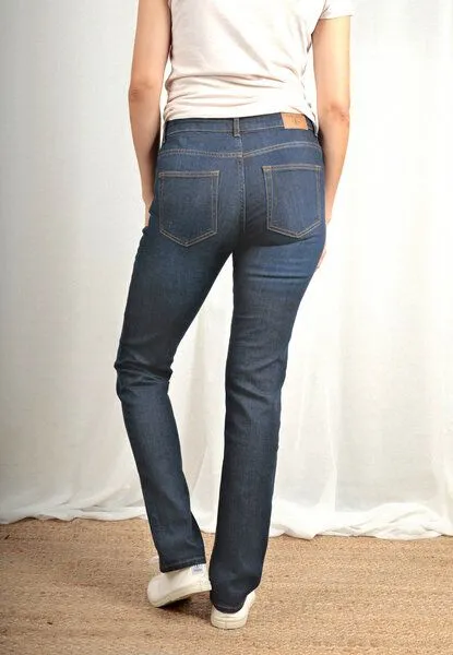 TORLAND TORLAND Regular Fit – Damenjeans Teresa, Dunkelblau (dark indigo), – Produktbild 3 von 5