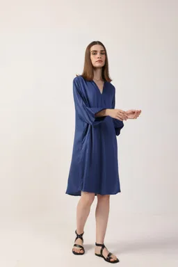 Neu Nomads Neu Nomads Damen vegan Kleid Kimono Kleid Bluejay – Produktbild 1 von 1