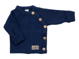 Lilano Lilano Babyjäckchen Bio-Schurwolle marine Gr.50/56 – Produktbild 1 von 1