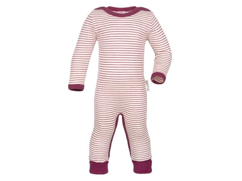 Engel natur Engel Natur Baby Schlafanzug Wolle Seide orchidee-natur Gr.74/80, Lila, – Produktbild 1 von 2