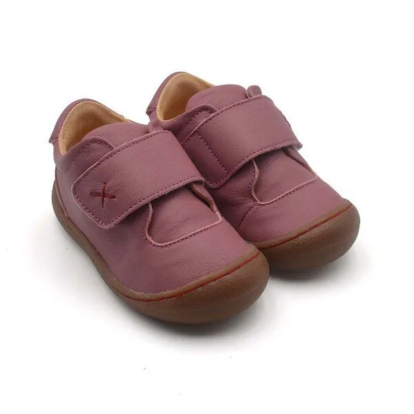 Pololo Pololo Halbschuh/ Lauflerner "Primero" aus pflanzlich gegerbtem Leder, Größen 20-27, Rosé, – Produktbild 1 von 3