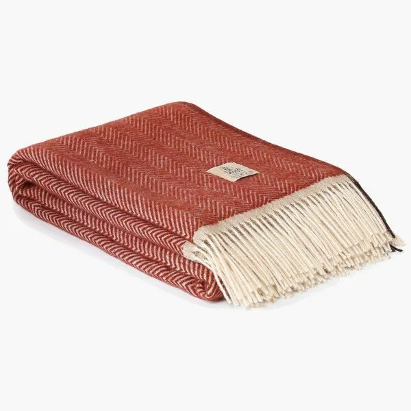 MoST Blankets MoST Blankets Wohndecke Denver Terra aus neuseeländischer Wolle – Produktbild 3 von 4