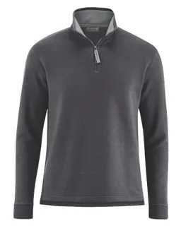 HempAge Hempage Herren vegan Sweatshirt Anthrazit – Produktbild 1 von 1