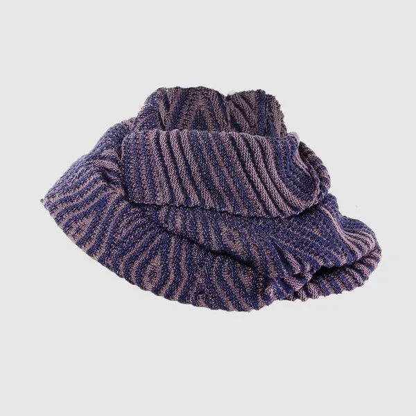 LANARTO slow fashion LANARTO slow fashion Loop-Schal Twist gestrickt aus mulesingfreier Merinowolle, Blau2, – Produktbild 3 von 4