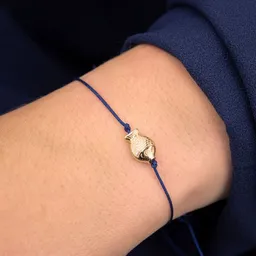Bow & Hummingbird Bow & Hummingbird Armband auf Karte - Fisch - Gegen den Strom – Produktbild 1 von 1