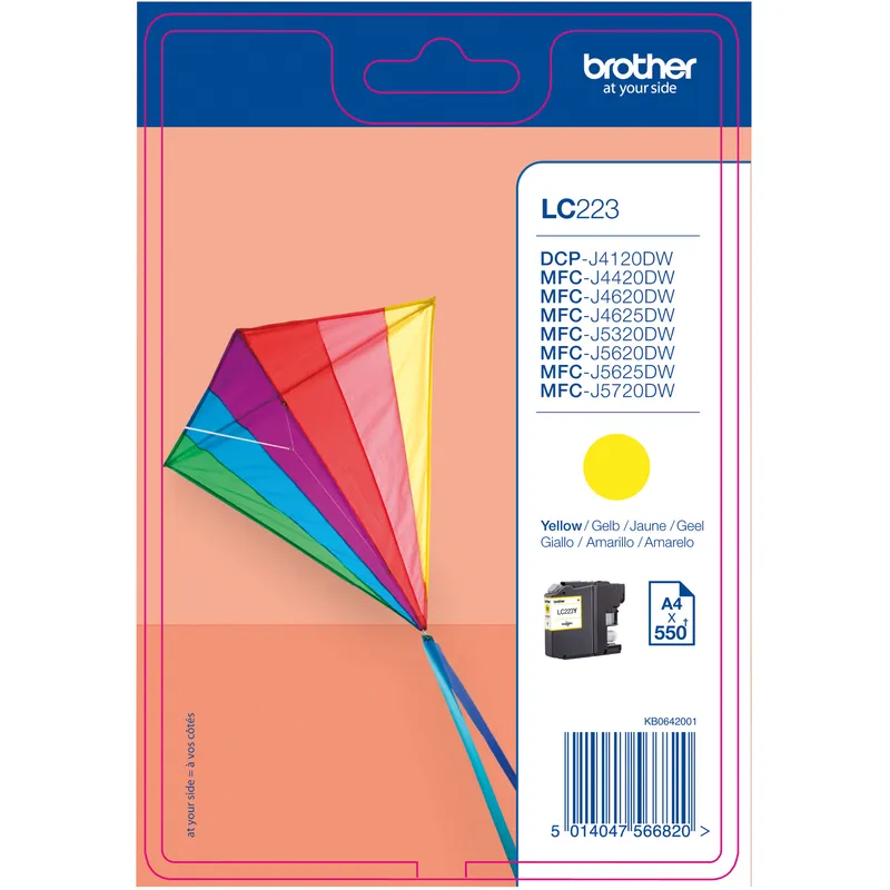 Brother Brother Tintenpatrone LC223Y gelb – Produktbild 1 von 2