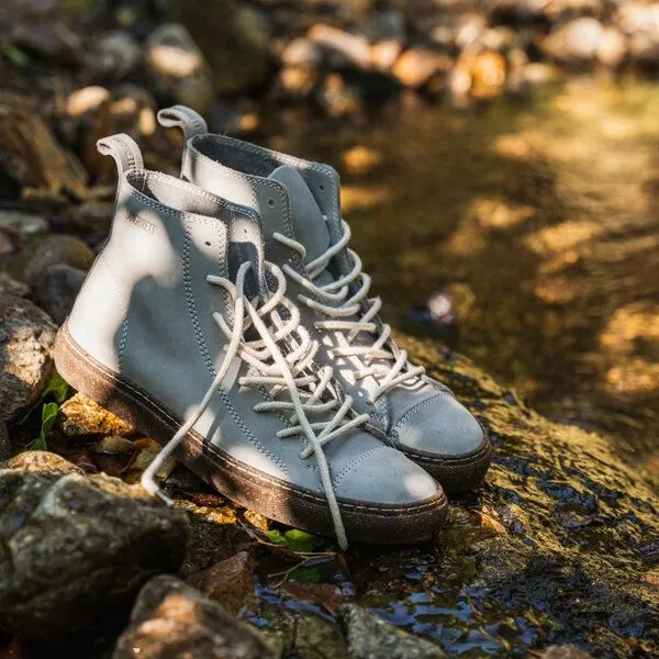 LANGBRETT LANGBRETT GDR sneaker | nubukleder, Grau kork, – Produktbild 2 von 4