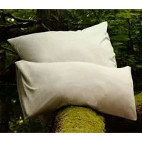 noca noca Aurora, klimapositiver Kissenbezug aus 100% Bio-Baumwolle, Jersey, Grau melange, – Produktbild 1 von 1