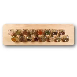 nest-gestaltung nest-gestaltung Gewürzregal habibi · Massivholz · mit 16 Gläsern – Produktbild 1 von 1