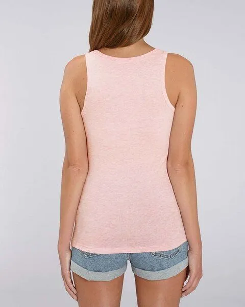 YTWOO YTWOO Damen Top aus Bio Baumwolle, nachhaltig & fair, viele Farben meliert, Rosa, – Produktbild 3 von 4