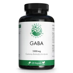Green Naturals Green Naturals® GABA 1500 mg Kapseln vegan – Produktbild 1 von 1